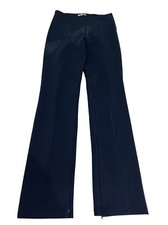 Good American Ankle Zip Straight Leg Pants in Blue