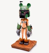 RARE BOBA FETT Fools Paradise Keiko STATUE 12  inch Figure  Art Toy Star Wars