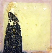 Maternity John Bauer Art Print Circa 1908 Scandinavian Folklore Illustration