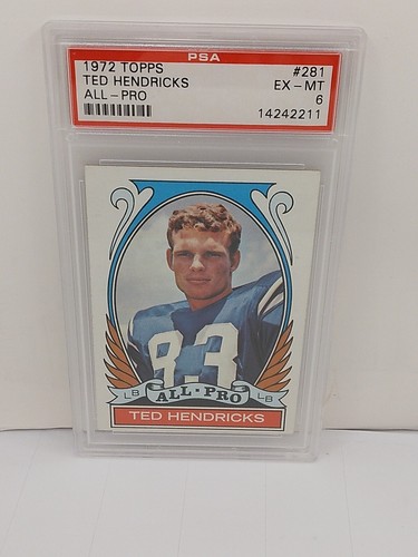 Ted Hendricks [All Pro] #281 1972 Topps card