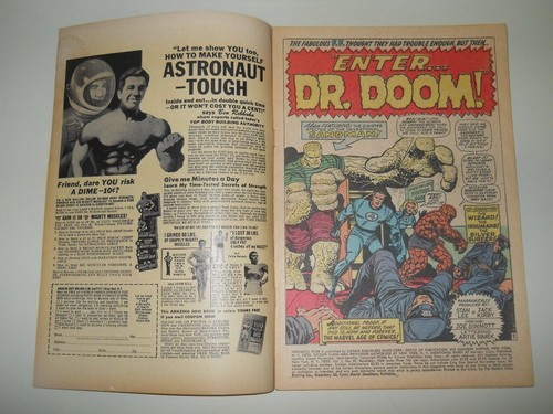 FANTASTIC FOUR #57 VG ( 1966 ) DOCTOR DOOM, SILVER SURFER, WIZARD, SANDMAN KIRBY - Bild 3 von 19