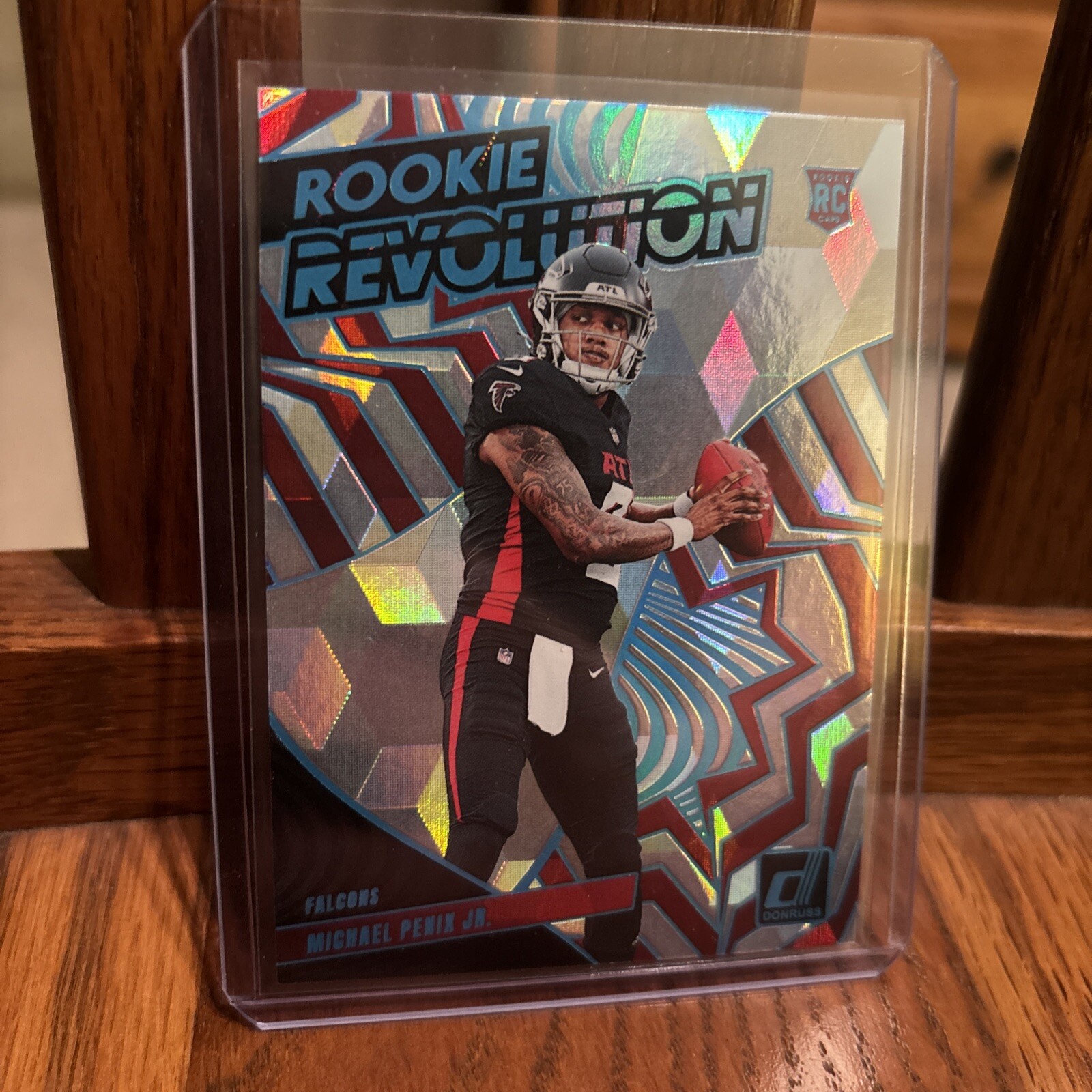 2024 Donruss Michael Penix Jr Rookie Revolution Cubic #/50 RC Falcons SSP