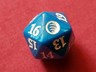 Magic The Gathering FROM THE VAULT FTV TRANSFORM BLUE D20 SPINDOWN DICE DIE MTG