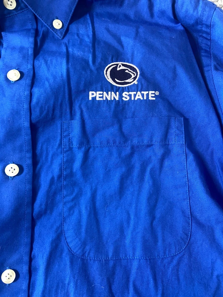 Velocity Men's Blue Button Down Long Sleeve Shirt Penn State Logo Size XS - Image 2 of 4