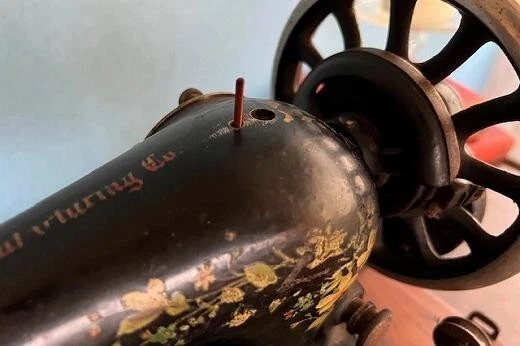 ancien meuble machine à coudre de table z-0693 Singer Singer retro junk japan - Photo 4/4