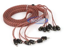 Stinger SI4612 12 ft. of 6-Channel 4000 Series RCA Interconnect Cables