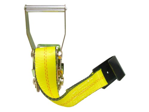 2" x 30' Ratchet Tie-Down Strap w/ Flat Hooks, WLL 3,335 lbs Trailer, ATV, Auto - Picture 3 of 7
