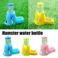 Automatic Water Bottle Drinking Feeder Dispenser Bottle 80ML with Food Feeder::'
