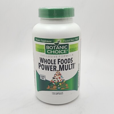 Botanic Choice Whole Foods Power Multi 120 Caps - Vitamins, Minerals & Nutrients