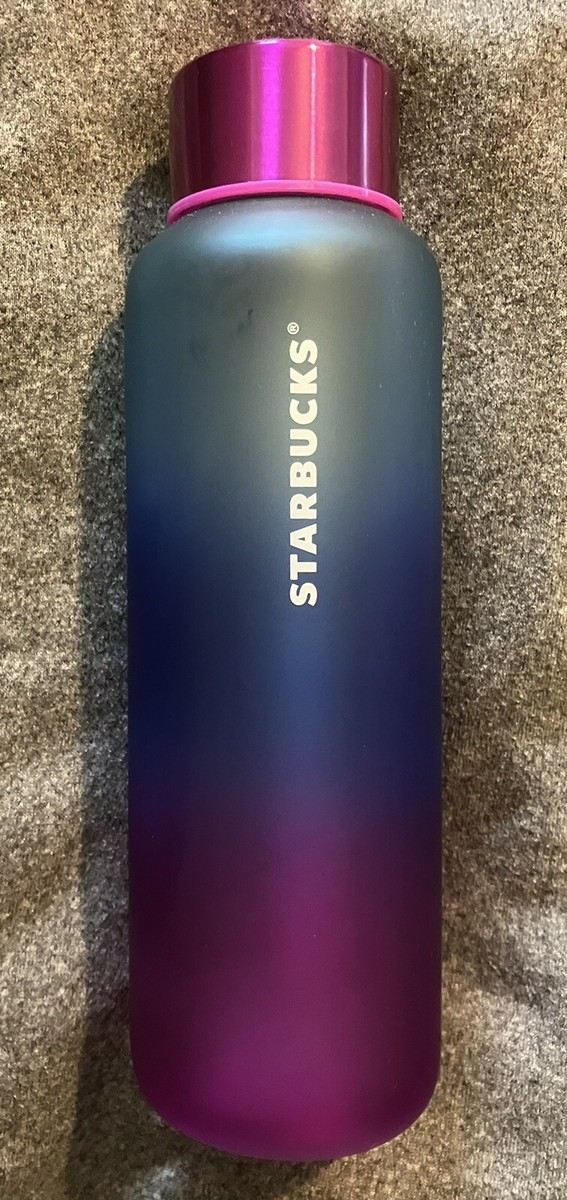 Starbucks Summer 2024 Blue/Purple Ombre 20 Oz Glass Water Bottle