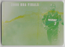 2021 Panini 2019-20 Eminence Dwyane Wade Finals MVPs Silver Bar Yellow Plate 1/1