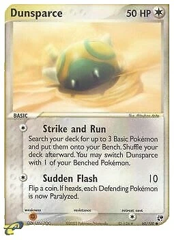 EX Sandstorm Trading Card Games in English