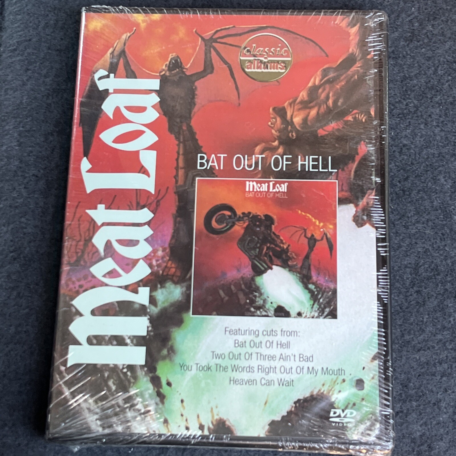 Meatloaf Bat Out of Hell (DVD) New Classic Albums Rock n Roll Region 1