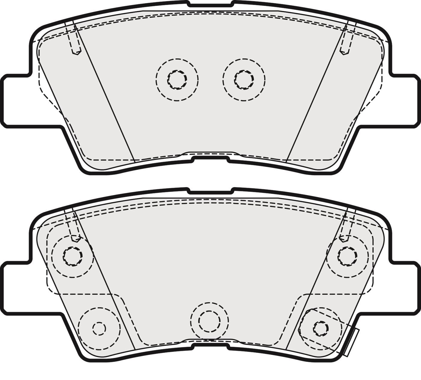 Genuine NAPA Rear Brake Discs & Pads Set Solid for Hyundai i10 eBay