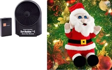 Remote Control Fart Machine-Farting Santa Christmas Ornament Combo Stocking Stuf