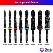 Titan Implantat Bohrer Dental Zahn Knochen Kit Drills Implantologie Bohrerhalter