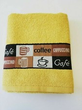 Tea Towel 100% Cotton Cafe Coffee Kitchen Hand Towels Dish Cloth Cleaning Towels
