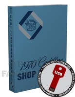 1970 Cadillac Shop Manuell Und KöRper Service USB Deville Eldorado Fleetwood