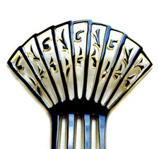 Art Deco rhinestone hair comb - NO US IMPORT FEES