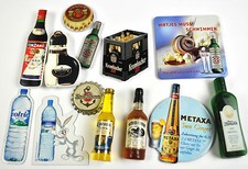Miniatur Flaschen Magnete Kronkorken Kühlschrankmagnete Bier Schnaps Wasser Sekt