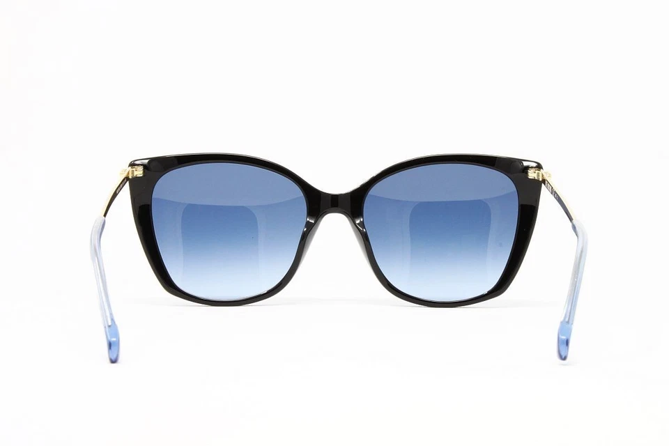 Moschino любовь женщин Cat глаз солнцезащитные очки MOL018S-807 черный 55 мм синий объектив новый! - Изображение 4 из 4