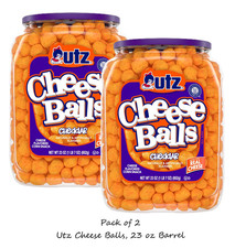 Utz Cheese Balls, 23 oz Barrel (2 Pack)