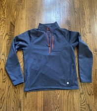 L.L.Bean Men's Mountain Fleece Half-Zip Pullover Size Medium Colorblock LL bean