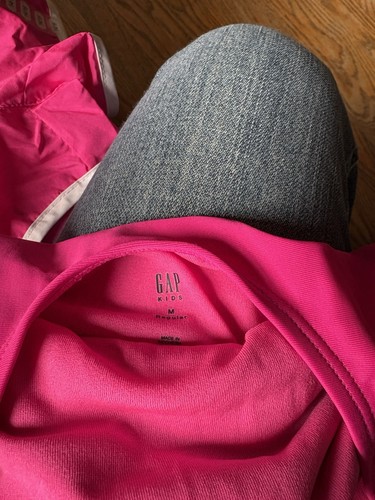 Girls Gap Unicorn Pink Swim Suit Size M - Picture 3 of 3