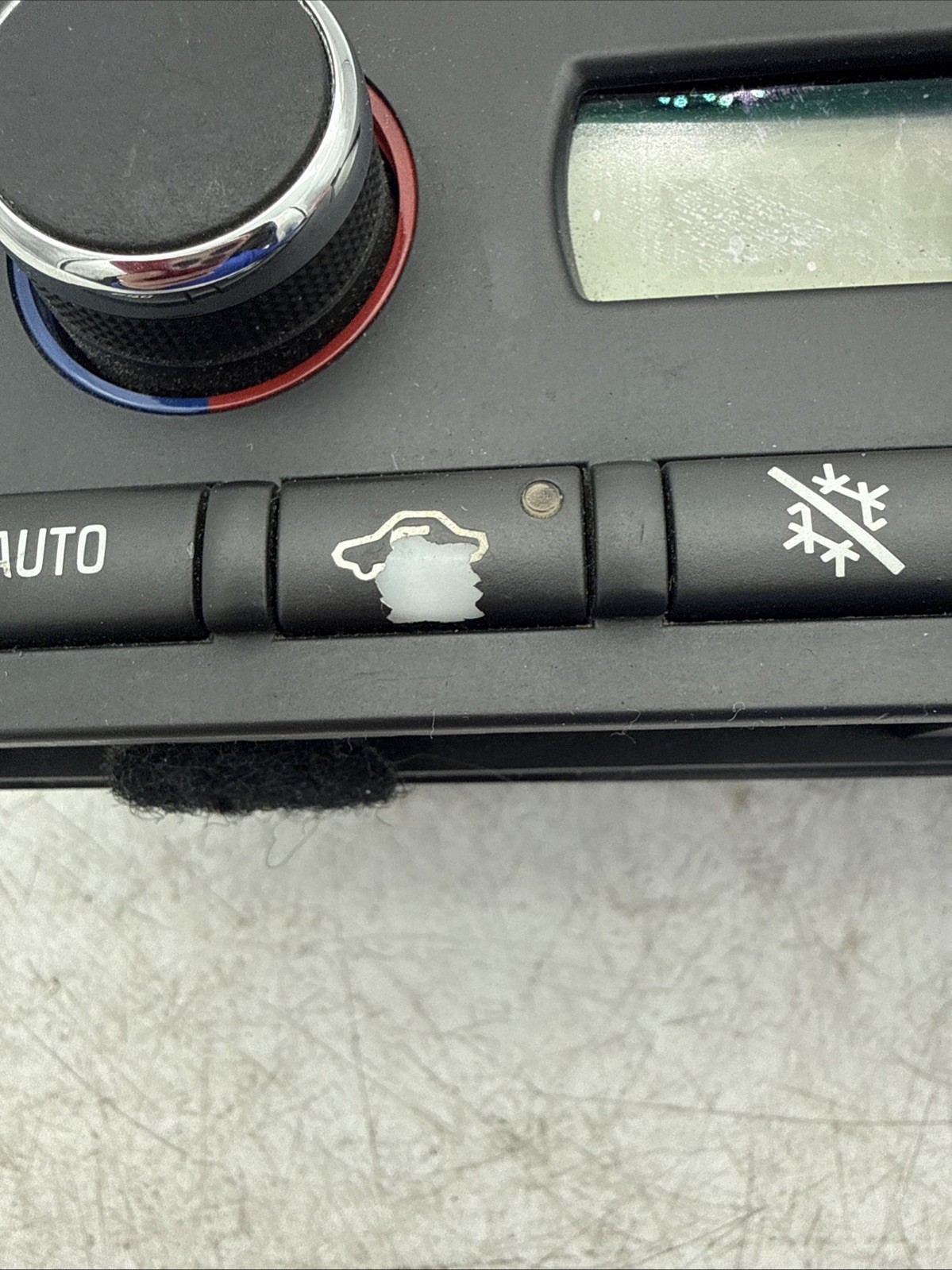 05-13 CHEVROLET CORVETTE C6 DUAL ZONE AC HEATER CLIMATE CONTROL SWITCH BLACK OEM