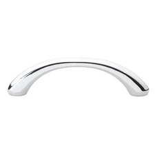 GlideRite 2.75-inch CC Polished Chrome Cabinet Hardware Arch Polished Chrome Pac
