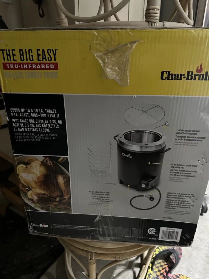 Char-Broil The Big Easy - Freidora de pavo sin aceite infrarrojo TRU - ¡Nueva caja abierta! Foto 2 de 4