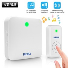 1 Pair Wireless Doorbell Waterproof Door Bell...
