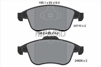 Bremsbelagsatz BremsklöTze FüR Renault ScéNic III JZ0/1_ Grand Laguna KT0/1