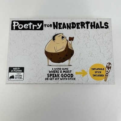 Exploding Kittens Poetry for Neanderthals Word Card Game