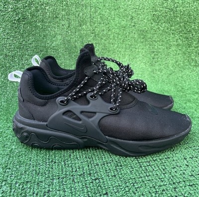 Nike React Presto Black Cat Men s Size 11 Black Sneakers Shoes AV2605-004 Used