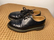 Vintage Dr Martens Original Kids UK 3 US 4 Leather Made In England Oxford Shoes