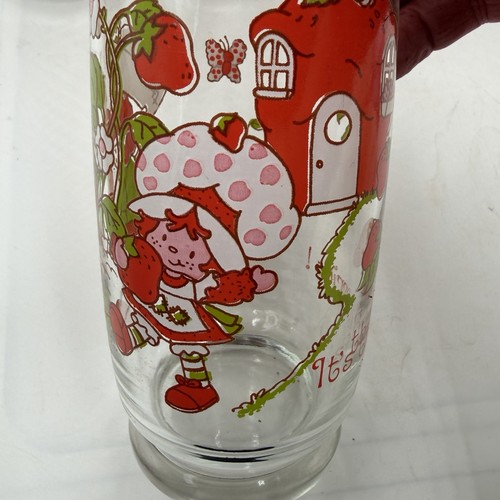 Vintage 1980 Strawberry Shortcake Drinking Glasses It’s The Berries Set Of 10 - Afbeelding 2 van 8