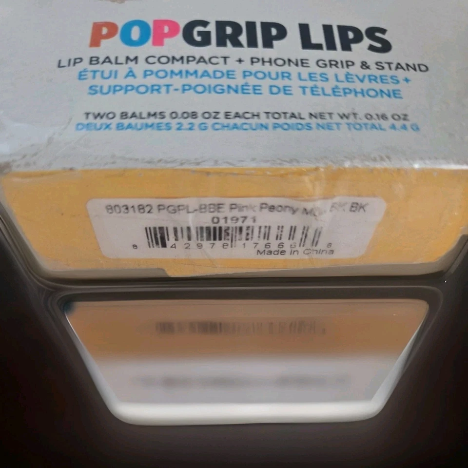 POPSOCKETS BURTS BEES POPGRIP LIPS PINK PEONY DISCONTINUED RARE - Image 4 of 4