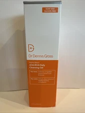 Dr Dennis Gross AHA/BHA Daily Cleansing Gel - 7.5 oz / 225mL NEW