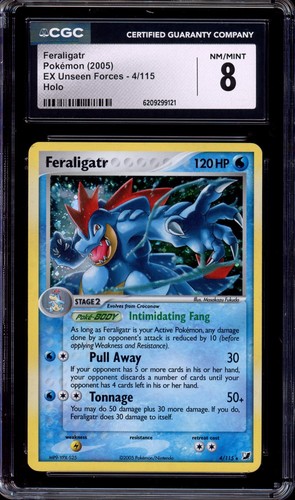 Feraligatr graded CGC 8 for sale on eBay