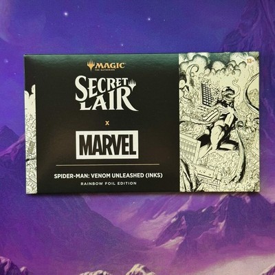 Venom Unleashed INKS RAINBOW FOIL Secret Lair Marvel's Spider-Man Spiderman MTG