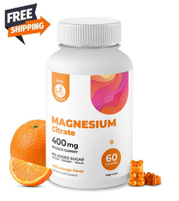 DR. MORITZ Magnesium Citrate Gummies Sugar-Free - Calm Magnesium Gummies Supplem