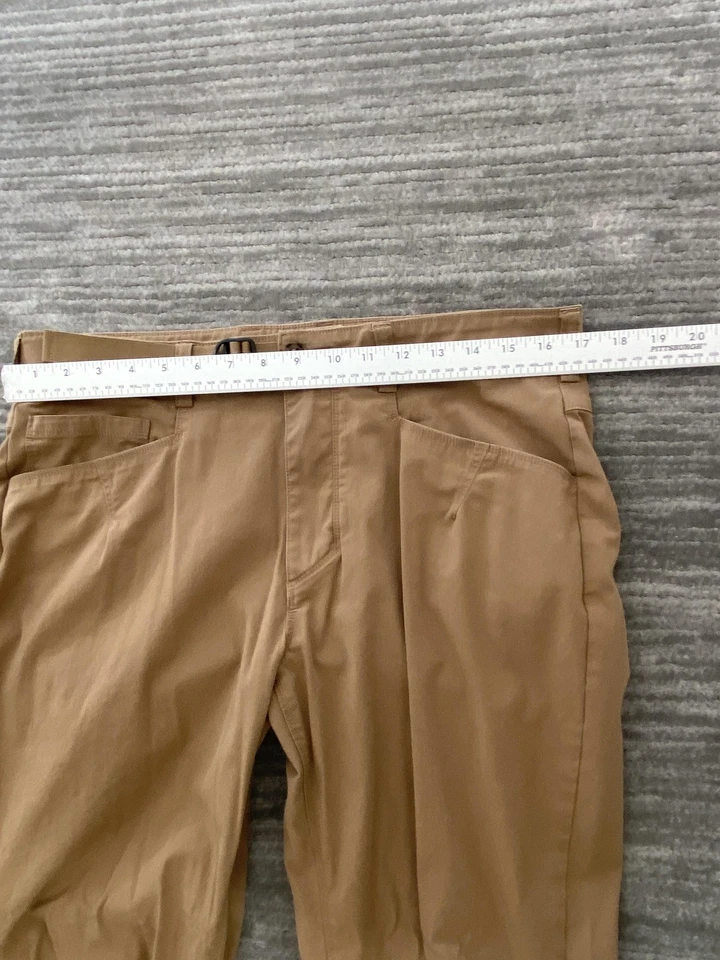 Calça masculina AKHG Alaskan Hardgear 34x32 cáqui ajuste padrão ao ar livre Duluth Trading - Imagem 3 de 4