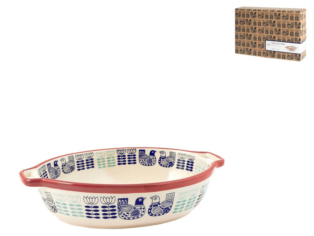 H&h Havana Pirofila in stoneware/gres, Ovale, 24x19cm