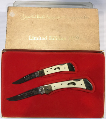Imperial Frontier Knives - 2 Piece 1979 Limited Edition South Carolina #0312!