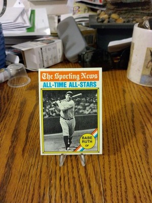 1976 Topps - The Sporting News AllTime All-Stars Babe Ruth #345