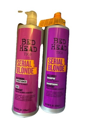 BED HEAD TIGI SERIAL BLONDE SHAMPOO & CONDITIONER 32.8 oz  & Violet conditioner