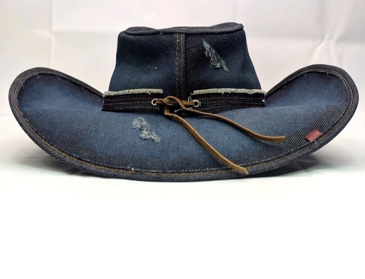 BULLHIDE Western Vaquera (Jean Azul Envejecido) Banda de Cuero y Turquesa, Talla L Foto 2 de 4