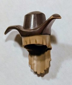 Lego LOTR The Hobbit RADAGAST the Brown Minifigure HAT with BEARD ONLY 79014