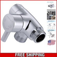 Solid Metal 3-Way Shower Diverter Chrome G 1/2 Universal Replacement